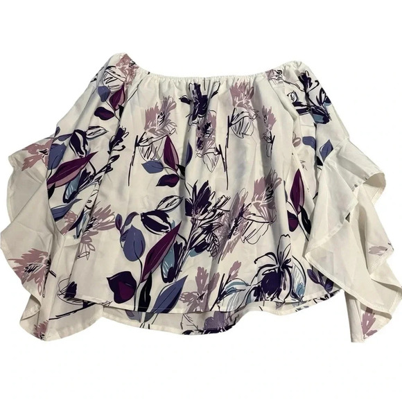 Off the shoulder floral top - Picture 2 of 4